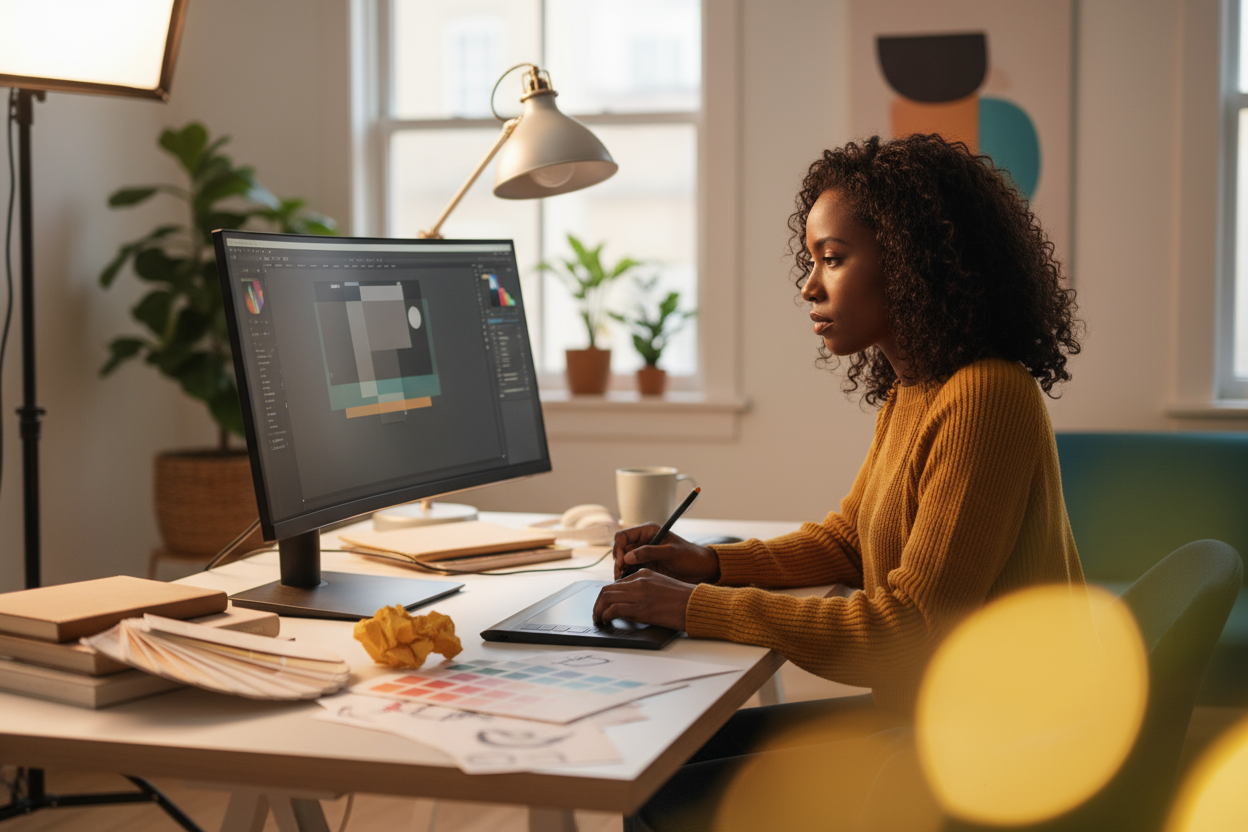 Branding consultation with East Point Embroidery creative team